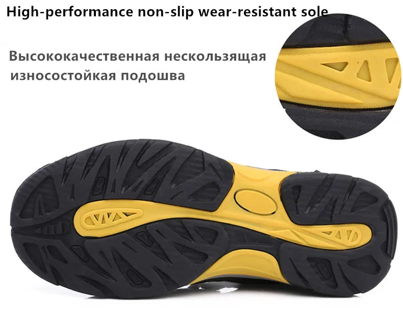 Classic Summer Men Sandals Fashion Large Size Beach Sandals New Breathable Casual Flat Sandals Men Outdoor Non-slip Wading Shoes