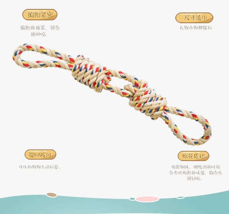 60CM Pets Rope Chew Toys for Dogs