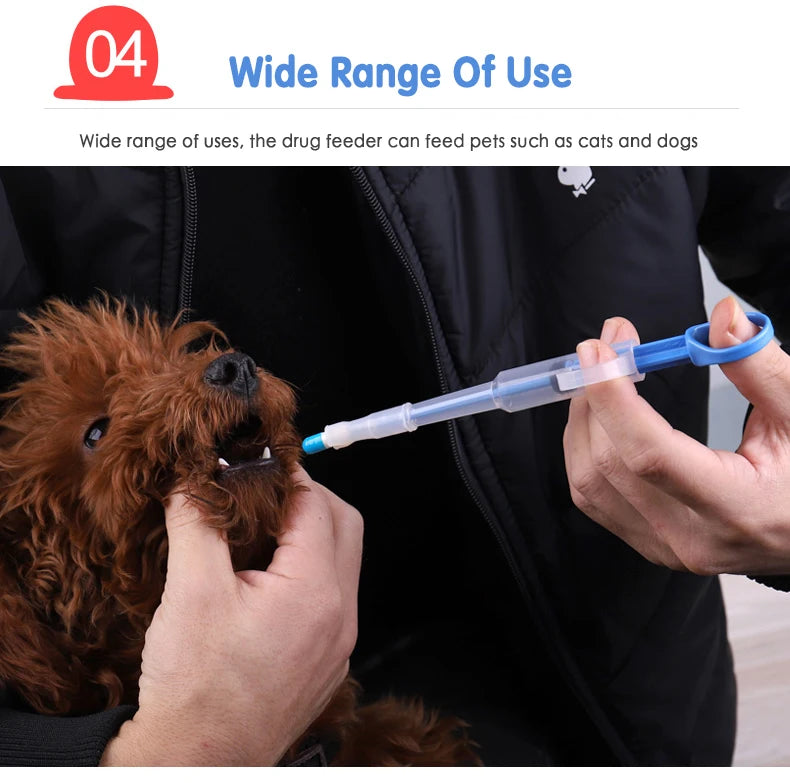 1PCS Pet Syringe Tablet Pill Gun Piller Push Dispenser Medicine Water Milk  Tube Feeder Tools Dog Accessories  Cat