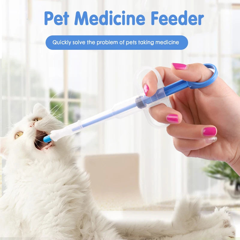 1PCS Pet Syringe Tablet Pill Gun Piller Push Dispenser Medicine Water Milk  Tube Feeder Tools Dog Accessories  Cat