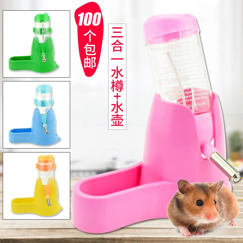 Hamster Water Bottle Small Animal Accessories Automatic Feeding Device Food Container  3 Styles 1 Pc Pet Drinking Bottles