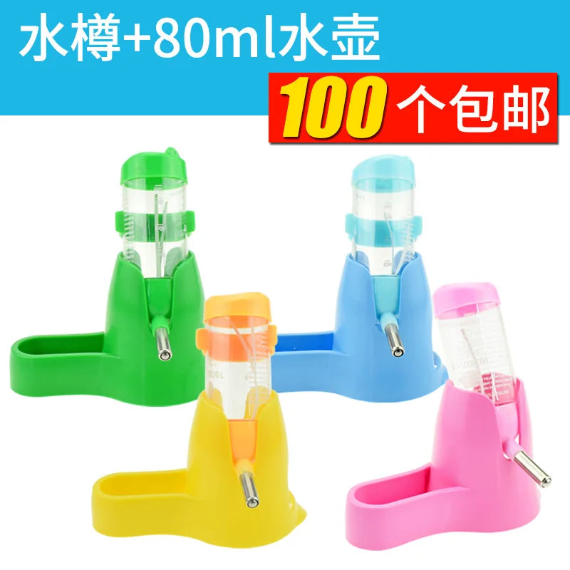 Water Bottle for Hamster Small Animal Automatic Feeding Device Food Container