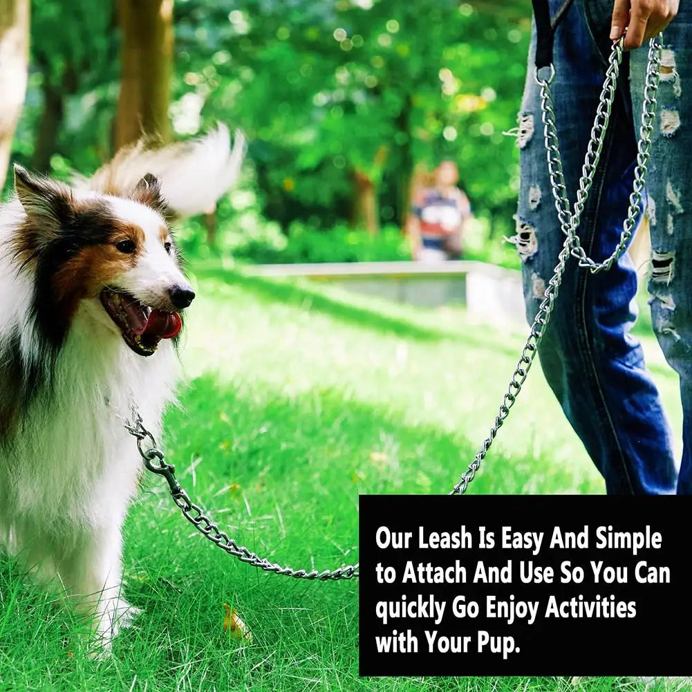  Pet Iron Chain Leashes for Dogs 