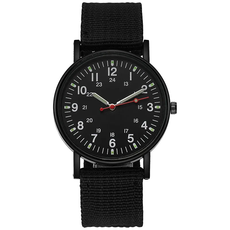 Fashion Men Watches Luminous Nylon Band Military Watch Men Army Wrist Quartz Sports Shock Wristwatches Couple Waterproof Reloj