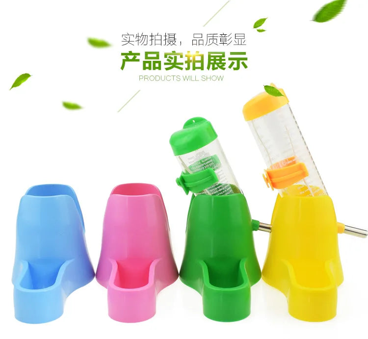 Hamster Water Bottle Small Animal Accessories Automatic Feeding Device Food Container  3 Styles 1 Pc Pet Drinking Bottles