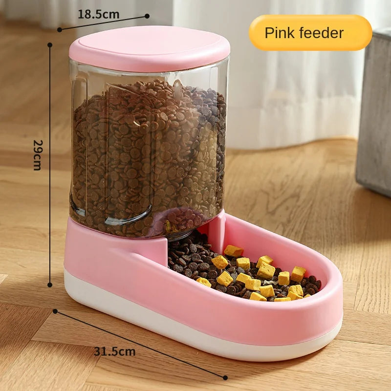 Automatic Dog Drinker Feeder Automatic Cat Drinker Dog Water Bottle Food Drinker Pet Feeding Bowl For Dogs And Cats Accessories