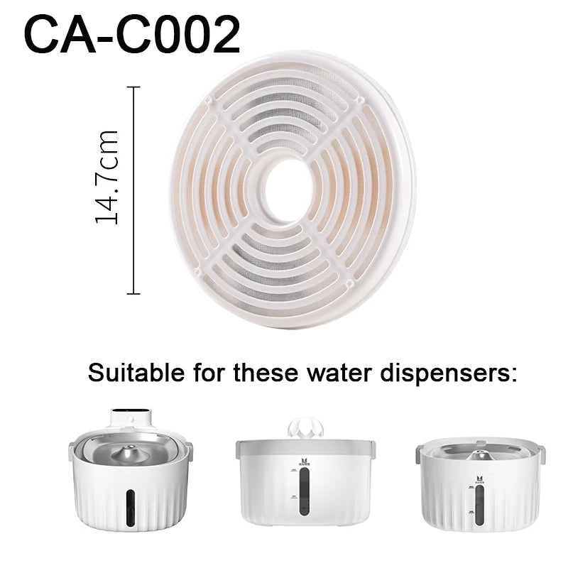 Cat Fountain Accessories Replaced Activated Carbon Filters For Cat Water Dispenser Replacement Filters Water Pump Cleaning Tool