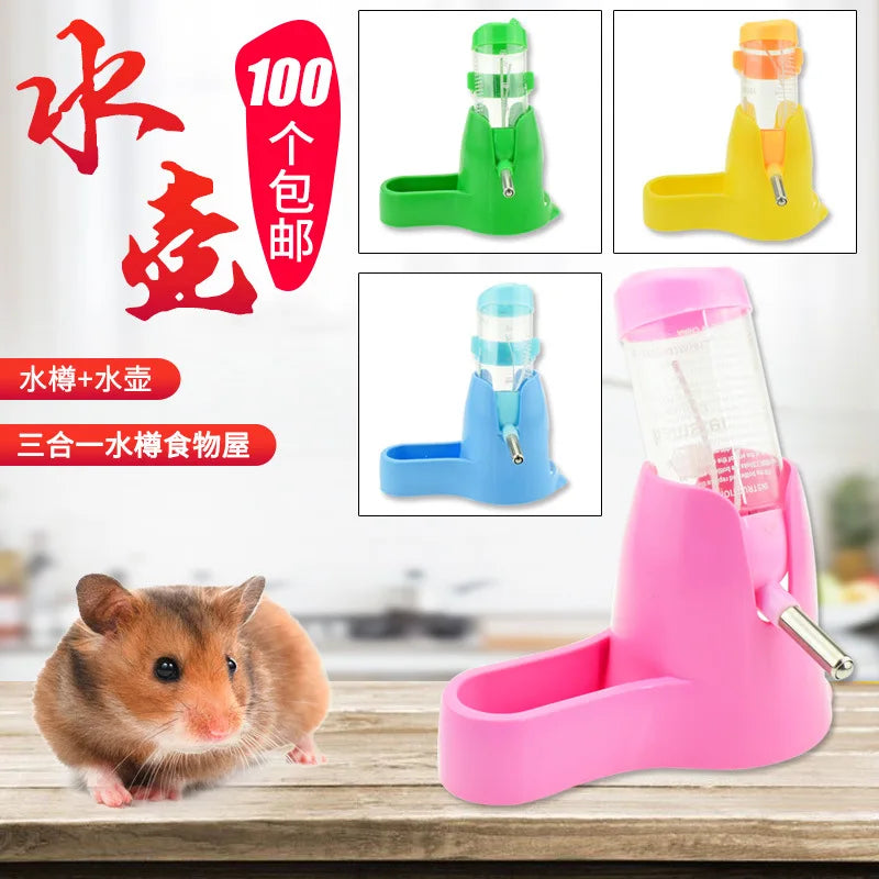 Hamster Water Bottle Small Animal Accessories Automatic Feeding Device Food Container  3 Styles 1 Pc Pet Drinking Bottles