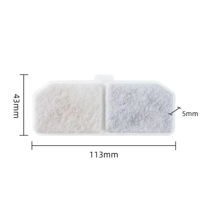 Cat Fountain Accessories Replaced Activated Carbon Filters For Cat Water Dispenser Replacement Filters Water Pump Cleaning Tool