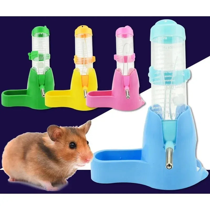 Water Bottle for Hamster Small Animal Automatic Feeding Device Food Container