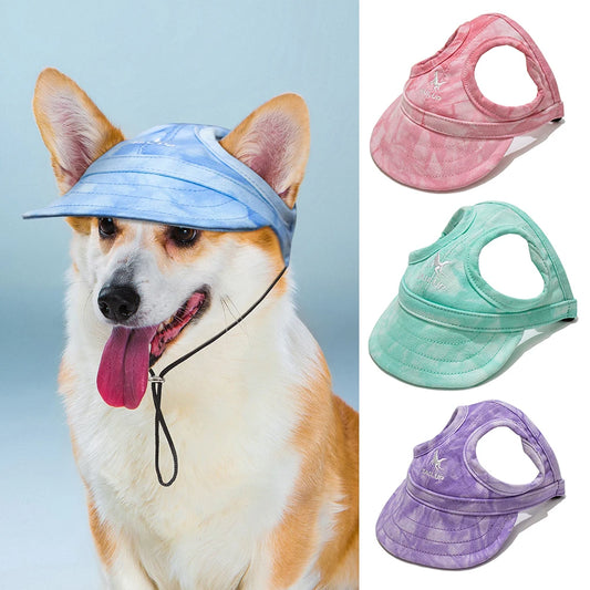 Dog Peaked Cap Pet Baseball Caps Cute Universal Puppy Sun Hats Wear-resistant Outdoor Sun-proof Pet Supplies Dogs Accessories