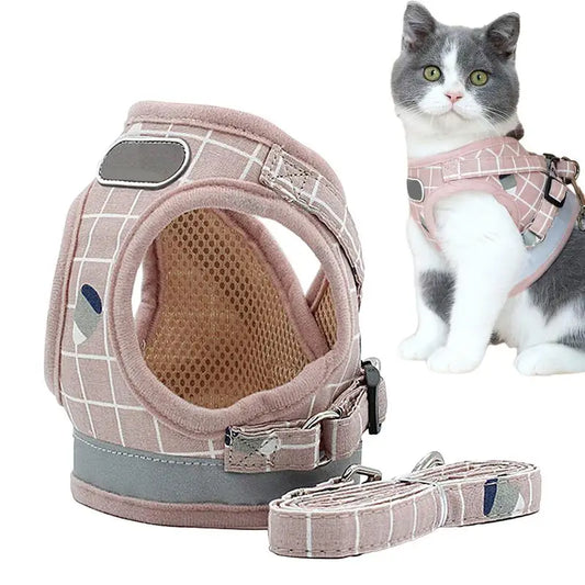 Dog Vest Harness Pets Escape Proof Harness Strap Comfortable To Wear Pet Supplies For Strolling Traveling Outing Camping