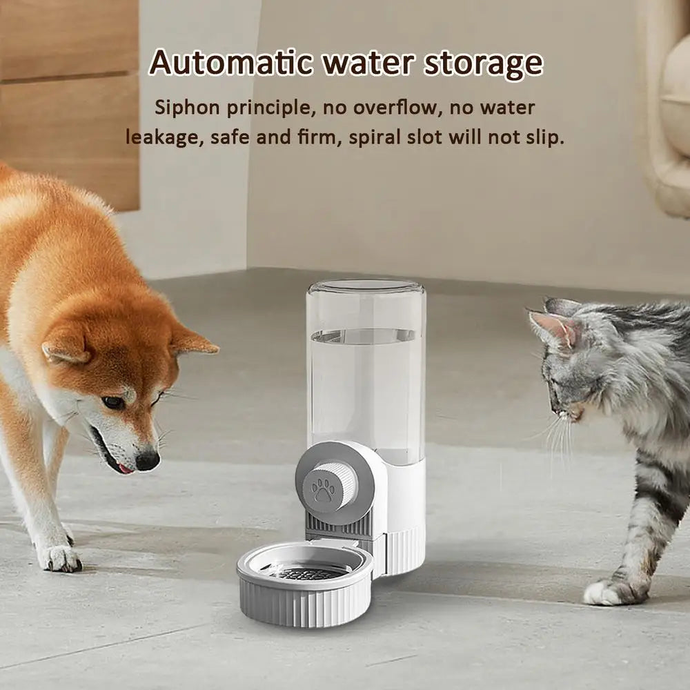 Automatic Cat Feeder Water Bottle Cat Bowl Auto Feeder For Pet  Cat Dog Dry Food Accessories Water Dispenser Pet Feeding Bowl