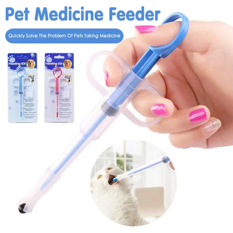 1PCS Pet Syringe Tablet Pill Gun Piller Push Dispenser Medicine Water Milk  Tube Feeder Tools Dog Accessories  Cat