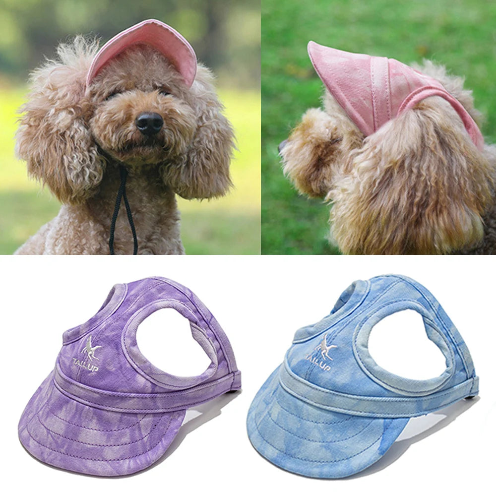 Dog Peaked Cap Pet Baseball Caps Cute Universal Puppy Sun Hats Wear-resistant Outdoor Sun-proof Pet Supplies Dogs Accessories