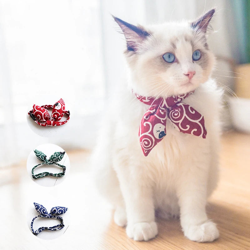 Cat Bow Tie Collar for Cats and Small Dogs Bow Tie Necklace