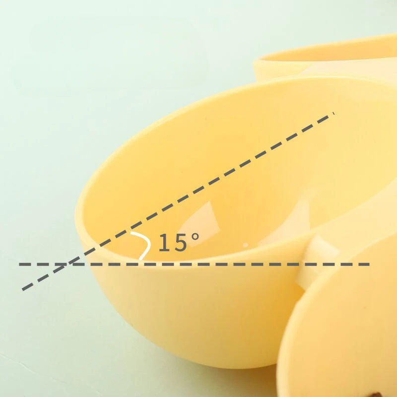 6 in 1 Dog Bowl Puppy Slow Feeder Dog Bowl Cat Water Bottle Flower Shape Cat Water Feeding Bowl Healthy Diet Dish Pet Accessory