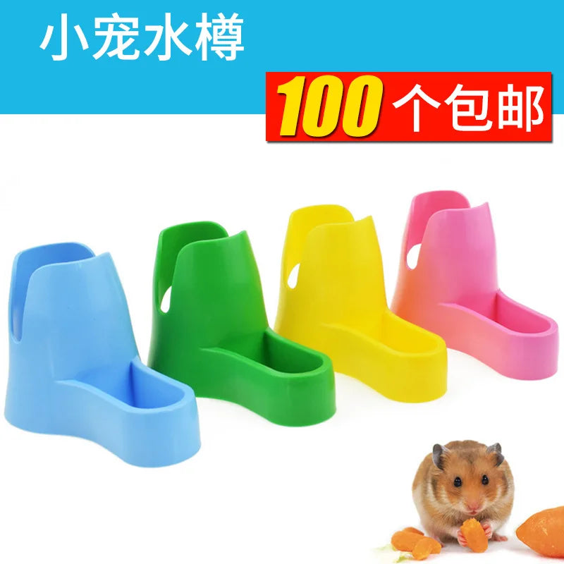 Water Bottle for Hamster Small Animal Automatic Feeding Device Food Container