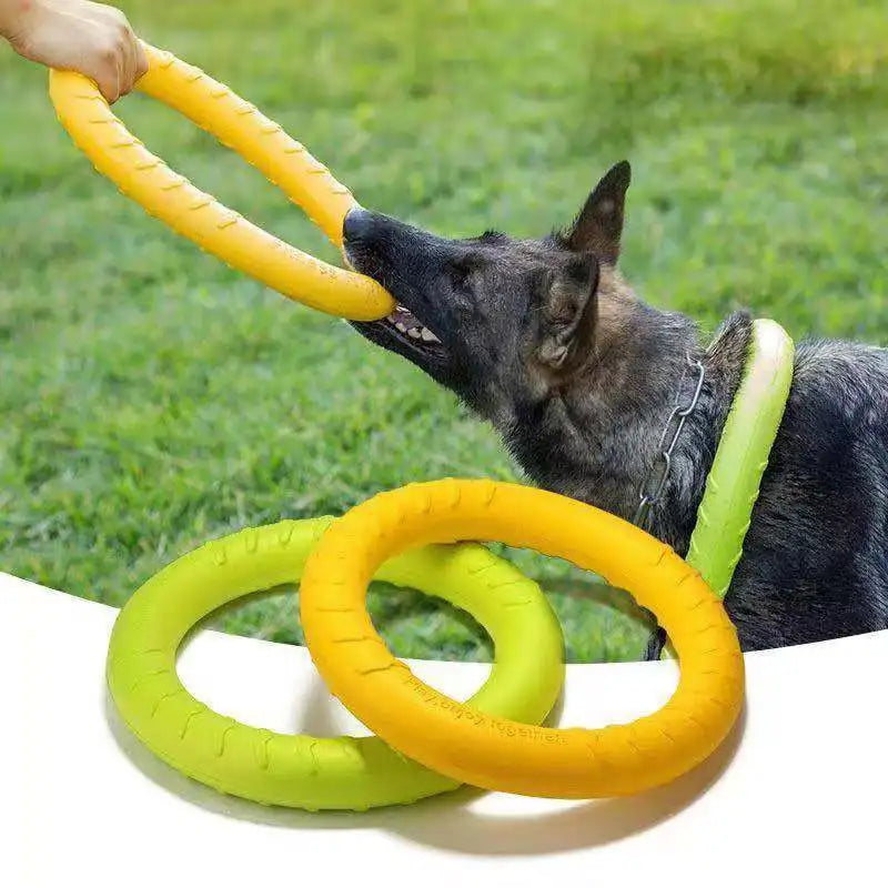 Pet Flying Disk Dog Toy Training Ring Puller