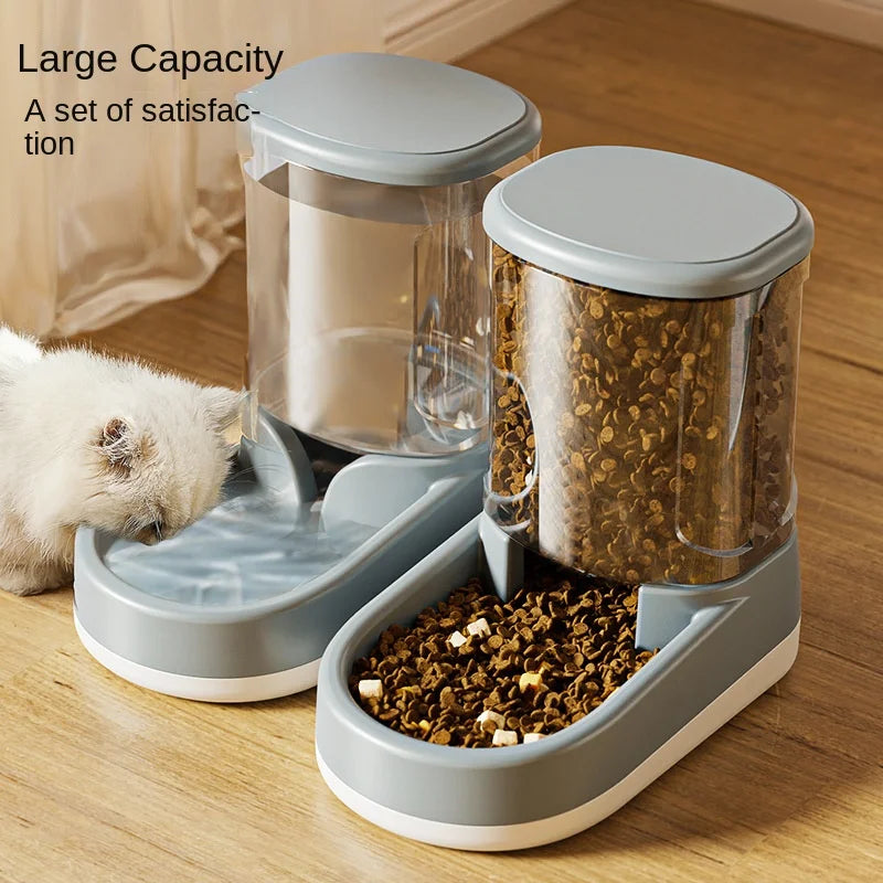 Automatic Dog Drinker Feeder Automatic Cat Drinker Dog Water Bottle Food Drinker Pet Feeding Bowl For Dogs And Cats Accessories