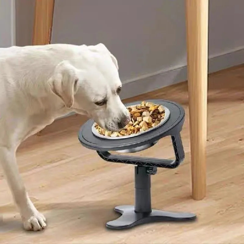 Dogs Bowl Elevated Stand Cat Feeder Bowl Adjustable Height Stainless Steel Pet Food Bowl Stand Feeders Table Puppy Accessories