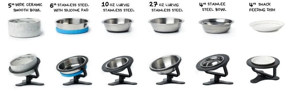 Dogs Bowl Elevated Stand Cat Feeder Bowl Adjustable Height Stainless Steel Pet Food Bowl Stand Feeders Table Puppy Accessories