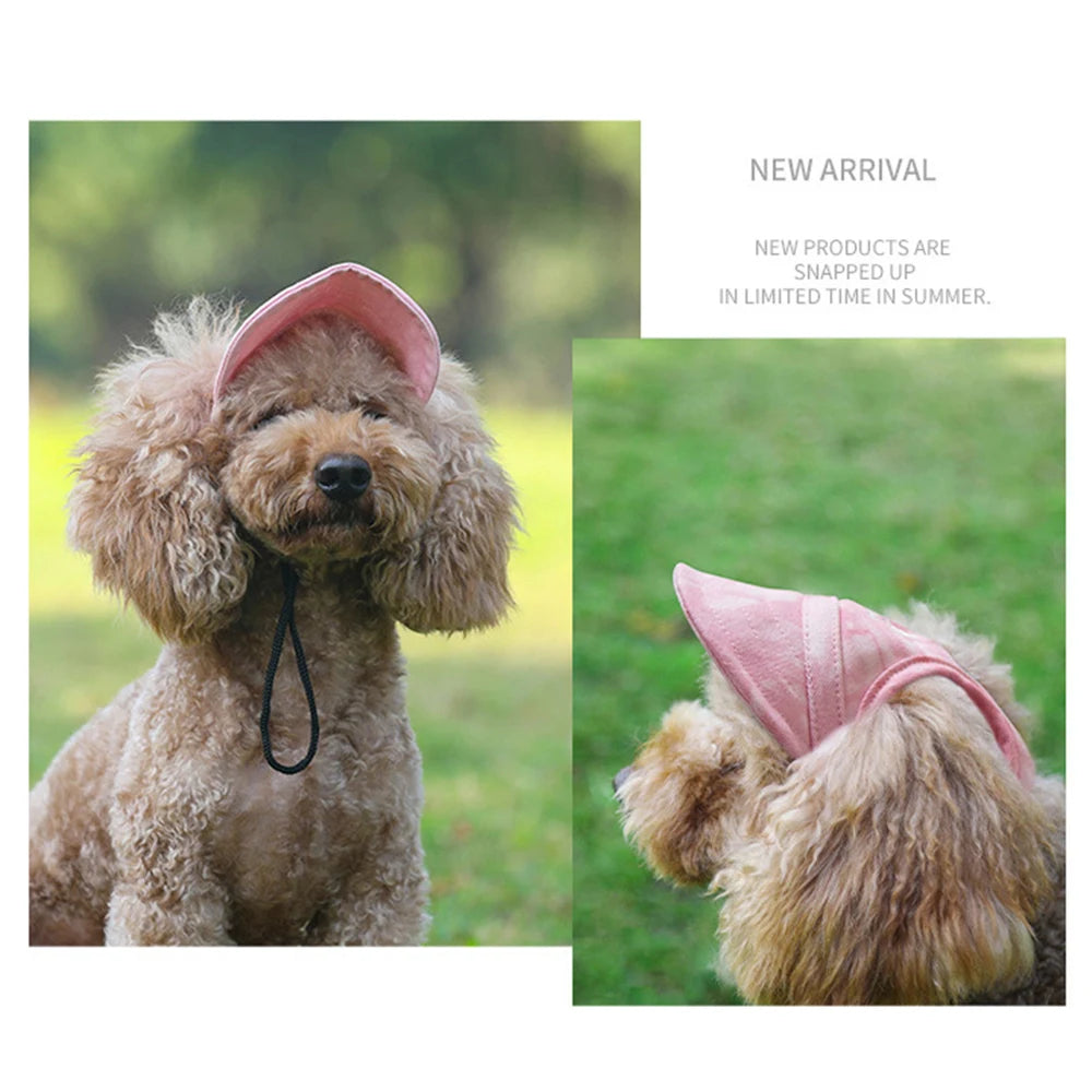 Dog Peaked Cap Pet Baseball Caps Cute Universal Puppy Sun Hats Wear-resistant Outdoor Sun-proof Pet Supplies Dogs Accessories